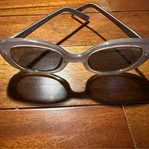 Quay Australia lulu square sunglasses in gray.  Smoke free home. One owner